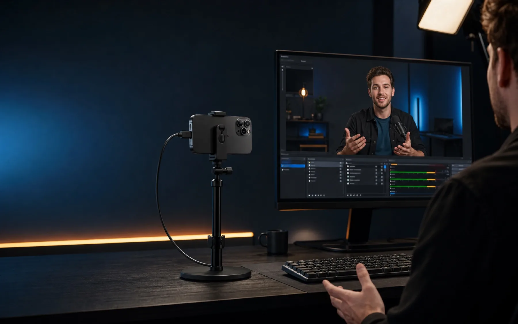 手機畫面直接成為 OBS Studio 的 CelerCam 來源